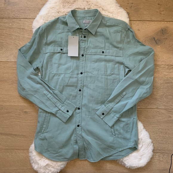 Zara Other - Zara Men's Long Sleeve Snap Button Shirt